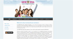 Desktop Screenshot of newerajrcollege.org