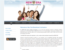 Tablet Screenshot of newerajrcollege.org